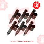 High-quality premium remanufactured set of diesel injectors for 12.7 Marine