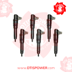 Set of Premium Reman Diesel Injectors – 6 Injectors Set