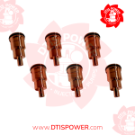 3183368 6 FLAT FUEL INJECTOR SLEEVES FOR VOLVO D12-D16 INJECTORS