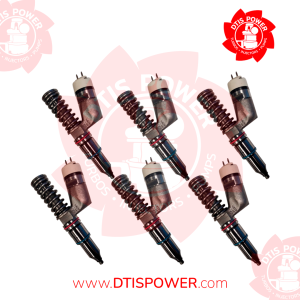 High-quality premium remanufactured set of diesel injectors for C18 Marines