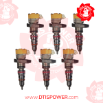 High-quality premium remanufactured set of diesel injectors for International DT466