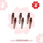 High-quality remanufactured set of diesel injectors for Cummins ISX