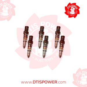 High-quality remanufactured set of diesel injectors for Cummins ISX