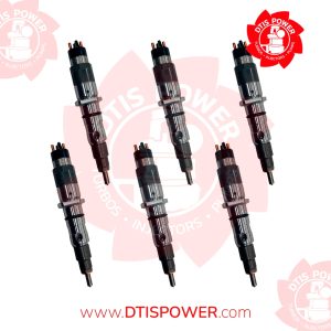 High-quality remanufactured set of diesel injectors for Cummins ISC